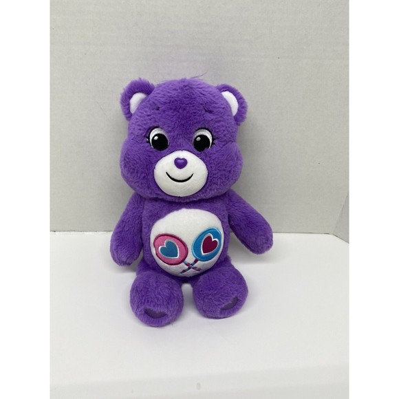 Care Bear Share Bear Plush Basic Fun with Lollipops Purple 13" Plush Toy 2020 - Picture 1 of 12